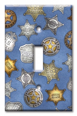 Sheriff Badges (Denim) - Image by Dan Morris - #619