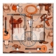 Printed Decora 2 Gang Rocker Style Switch with matching Wall Plate - Western - Image by Dan Morris