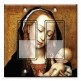 Printed Decora 2 Gang Rocker Style Switch with matching Wall Plate - Virgin and Child