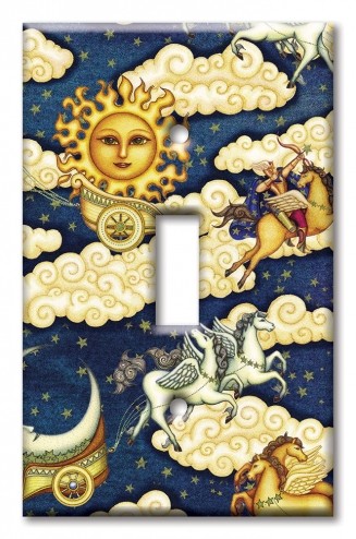 Art Plates - Decorative OVERSIZED Switch Plates & Outlet Covers - Pegasus - Image by Dan Morris