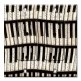 Printed 2 Gang Decora Duplex Receptacle Outlet with matching Wall Plate - Piano Keys - Image by Dan Morris