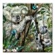 Printed 2 Gang Decora Duplex Receptacle Outlet with matching Wall Plate - Koala Bear