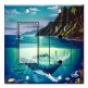 Printed 2 Gang Decora Switch - Outlet Combo with matching Wall Plate - Whale II