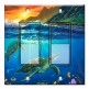 Printed Decora 2 Gang Rocker Style Switch with matching Wall Plate - Sea Turtles II