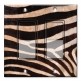 Printed Decora 2 Gang Rocker Style Switch with matching Wall Plate - Faux Zebra Fur