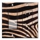 Printed 2 Gang Decora Switch - Outlet Combo with matching Wall Plate - Faux Zebra Fur