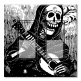 Printed Decora 2 Gang Rocker Style Switch with matching Wall Plate - Dia de los Muertos II