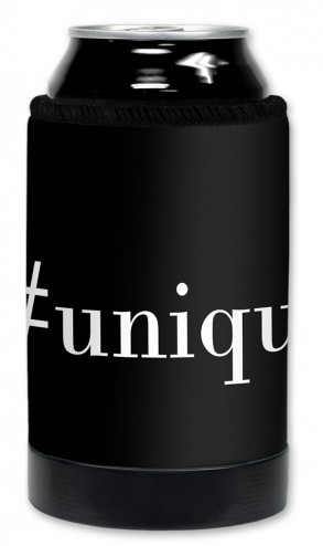 Mugzie Deluxe Can Cooler - Premium Neoprene Wetsuit Material Beverage Can or Bottle Insulator for 16 OZ and 12 OZ Soda Energy Drink Beer Cans - #Unique