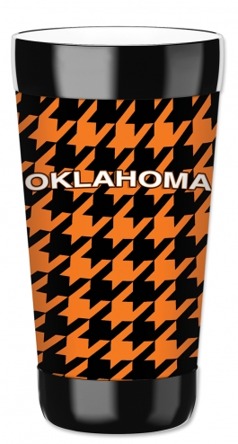 Oklahoma Orange Herringbone Pattern - #8172