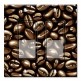 Printed Decora 2 Gang Rocker Style Switch with matching Wall Plate - Coffee Beans