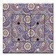 Printed 2 Gang Decora Duplex Receptacle Outlet with matching Wall Plate - Lavender Paisley