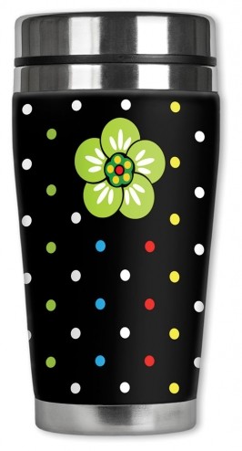 Polka Dots with Flower - #848