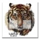 Printed Decora 2 Gang Rocker Style Switch with matching Wall Plate - Wild Life Tiger