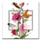 Printed Decora 2 Gang Rocker Style Switch with matching Wall Plate - Butterflies on Roses