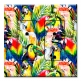 Printed 2 Gang Decora Duplex Receptacle Outlet with matching Wall Plate - Colorful Birds