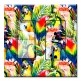 Printed 2 Gang Decora Switch - Outlet Combo with matching Wall Plate - Colorful Birds