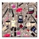 Printed 2 Gang Decora Duplex Receptacle Outlet with matching Wall Plate - Cosmetics