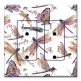 Printed 2 Gang Decora Duplex Receptacle Outlet with matching Wall Plate - Dragonfly Love