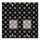 Printed Decora 2 Gang Rocker Style Switch with matching Wall Plate - White Daisies