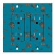 Printed 2 Gang Decora Duplex Receptacle Outlet with matching Wall Plate - USA Toss