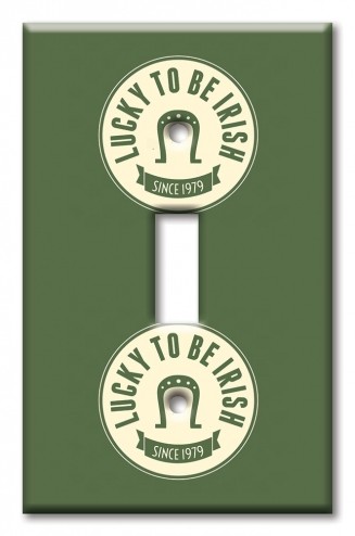 Art Plates - Decorative OVERSIZED Switch Plates & Outlet Covers - Lucky Irish