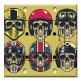 Printed 2 Gang Decora Duplex Receptacle Outlet with matching Wall Plate - Motorcycle Helmets