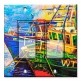 Printed Decora 2 Gang Rocker Style Switch with matching Wall Plate - Fishing Boats Tied Up