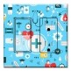 Printed 2 Gang Decora Switch - Outlet Combo with matching Wall Plate - Medical Supplies