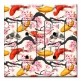 Printed 2 Gang Decora Duplex Receptacle Outlet with matching Wall Plate - Koi Fish