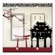 Printed 2 Gang Decora Switch - Outlet Combo with matching Wall Plate - Asian