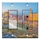 Printed 2 Gang Decora Switch - Outlet Combo with matching Wall Plate - Las Vegas Skyline