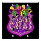 Printed 2 Gang Decora Duplex Receptacle Outlet with matching Wall Plate - Mardi Gras