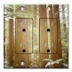 Printed 2 Gang Decora Duplex Receptacle Outlet with matching Wall Plate - The Redwoods