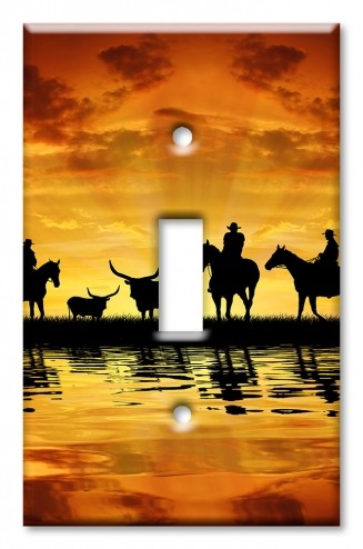 Art Plates - Decorative OVERSIZED Switch Plates & Outlet Covers - On The Range