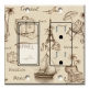 Printed 2 Gang Decora Switch - Outlet Combo with matching Wall Plate - Time To Travel
