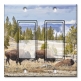 Printed Decora 2 Gang Rocker Style Switch with matching Wall Plate - Buffalo Lounging