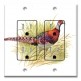 Printed 2 Gang Decora Duplex Receptacle Outlet with matching Wall Plate - Pheasant
