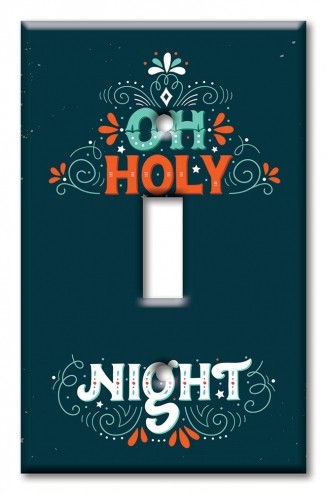 Art Plates - Decorative OVERSIZED Switch Plates & Outlet Covers - Oh Holy Night