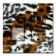 Printed 2 Gang Decora Switch - Outlet Combo with matching Wall Plate - Multi Color Leopard