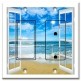 Printed 2 Gang Decora Switch - Outlet Combo with matching Wall Plate - Ocean View Window