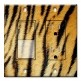 Printed 2 Gang Decora Switch - Outlet Combo with matching Wall Plate - Tiger Fur