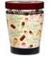 Mugzie - Ice Cream - Pint Sized - Deluxe Thick Neoprene Cozy Sleeve Cover Insulator - Ice Cream Lover