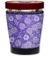 Mugzie - Ice Cream - Pint Sized - Deluxe Thick Neoprene Cozy Sleeve Cover Insulator - Purple Flowers