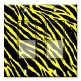 Printed Decora 2 Gang Rocker Style Switch with matching Wall Plate - Yellow Zebra