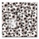 Printed 2 Gang Decora Switch - Outlet Combo with matching Wall Plate - Soccer Balls