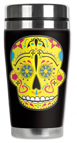 Yellow Sugar Skull - #942