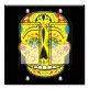 Printed Decora 2 Gang Rocker Style Switch with matching Wall Plate - Yellow Sugar Skull
