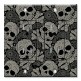 Printed 2 Gang Decora Duplex Receptacle Outlet with matching Wall Plate - Paisley Skulls