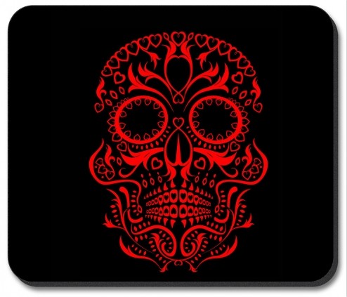 Red Sugar Skull - #947