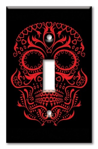 Red Sugar Skull - #947